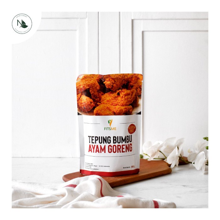 

PROMO [COD] Fits Tepung Bumbu Gluten Free Ayam Goreng Crispy 250gr
