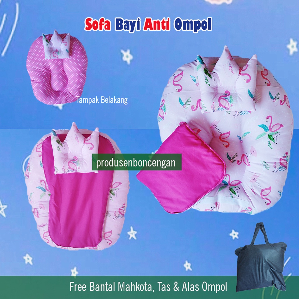 Sofa bayi Kasur Bayi Anti Ompol Sofa baby Free Bantal peyang dan Tas