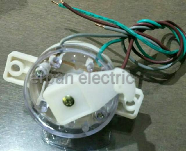 SELECTOR PEMBUANGAN - SWITCH DRAIN BULAT 3 KABEL MESIN CUCI 2 TABUNG