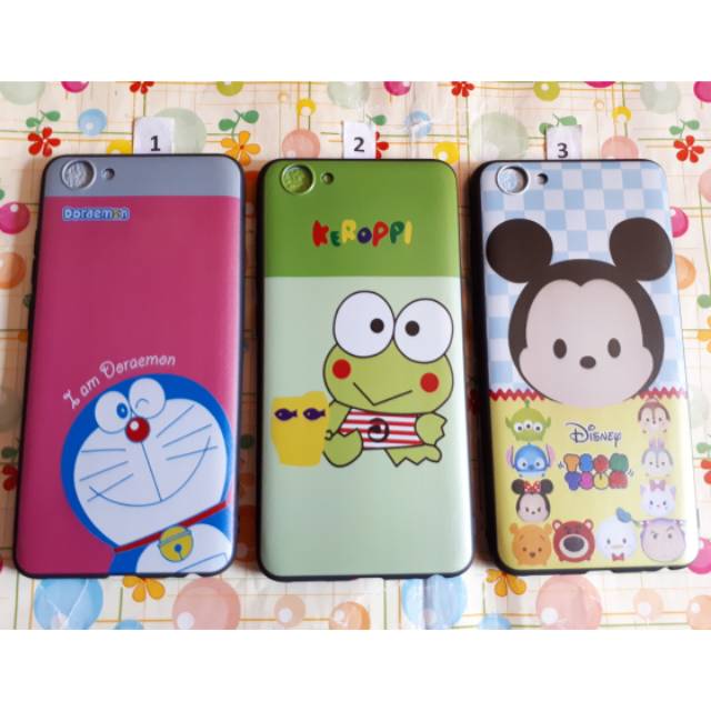 Softcase / Case Carbon Karakter Motif Carton For Vivo Y71