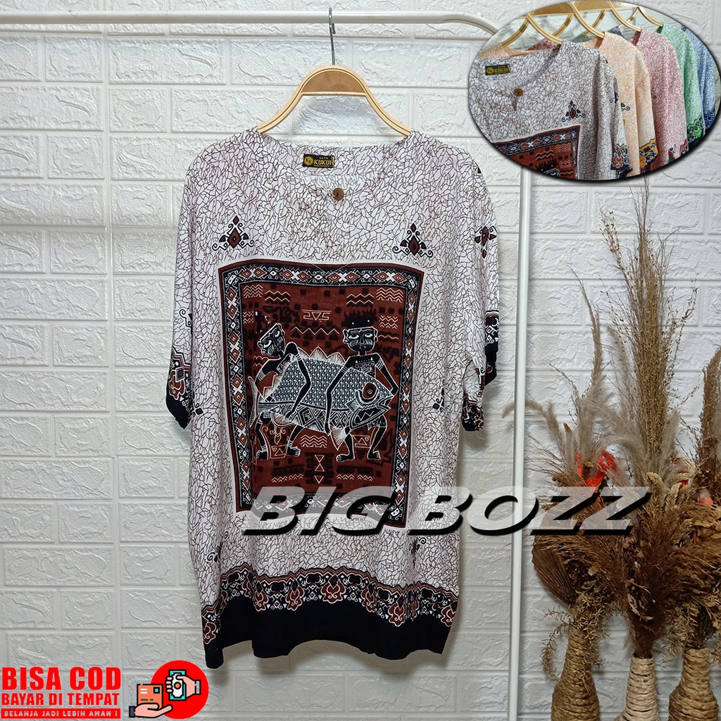 NEW BAJU KAOS PRIA WANITA - BAJU MOTIF BATIK ASMAT - BAJU JOGJA -KAOS JOGJA - BAJU PANTAI - KAOS PAN