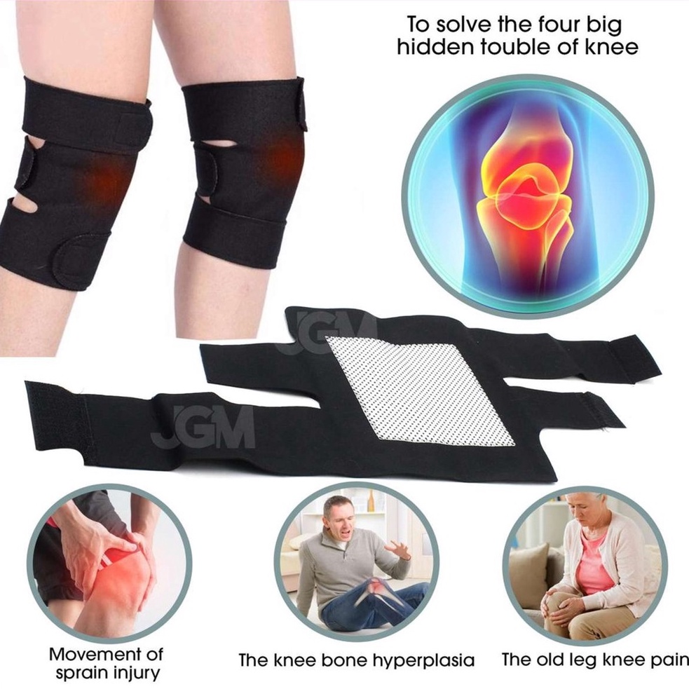 TERAPI PEMANAS LUTUT MAGNETIK / MAGNETIC THERAPHY SELF HEATING / TERAPI LUTUT / TERAPI KNEE PAD HOT