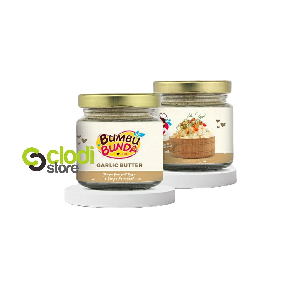 Garlic Butter Bumbu Bunda by Elia Mom MPASI / BB Booster MPASI / BB Booster MPASI Bumbu Non MSG / Bumbu MPASI / Kaldu MPASI / Kaldu Bayi / Bumbu Soto / Bumbu Opor / Kaldu Anak / Non Pengawet bumbu putih bumbu kuning nasi goreng kari cheese powder