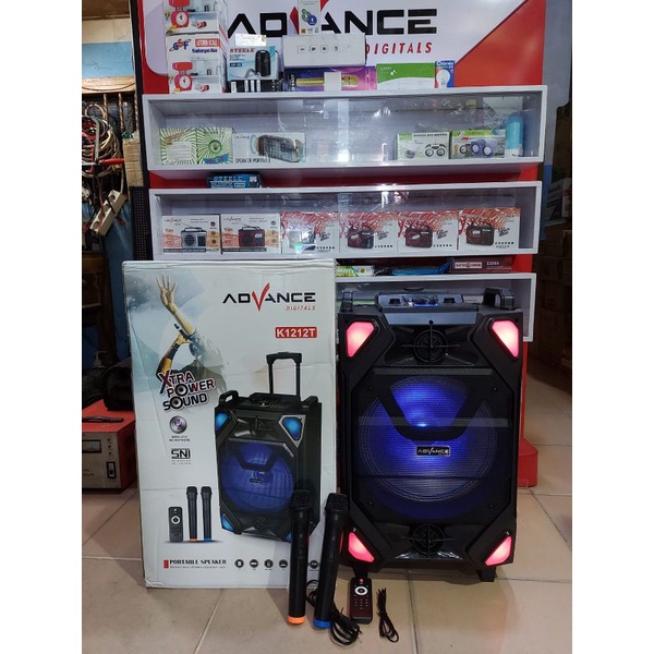 Speaker bluetooth  portabel 12 inci Advance K1212T