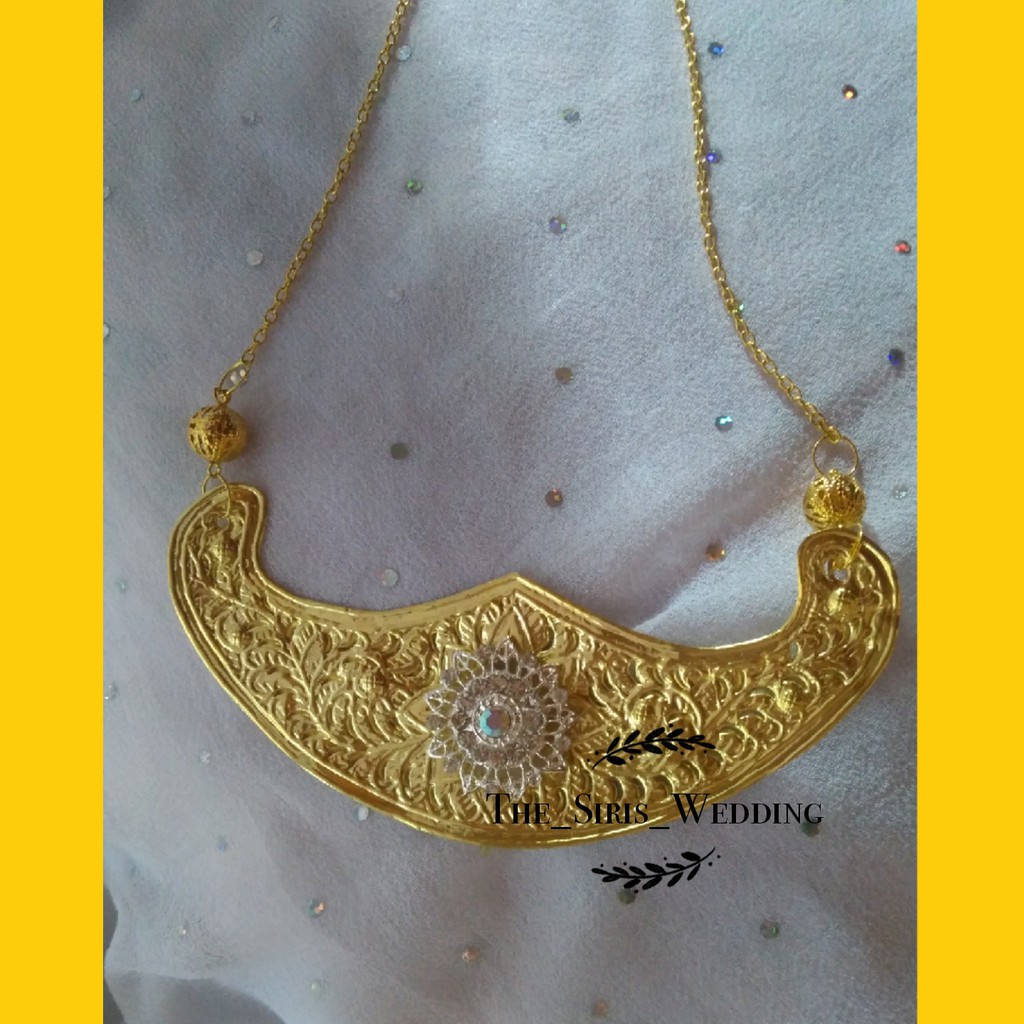 Kalung Tari/ Kalung Pengantin/ Kalung Palembang jambi Lampung Padang