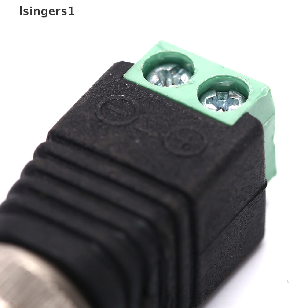 (lsingers1) Adapter Konektor Kabel Coax CAT5 Ke Coaxial BNC 10 Male Untuk Kamera CCTV