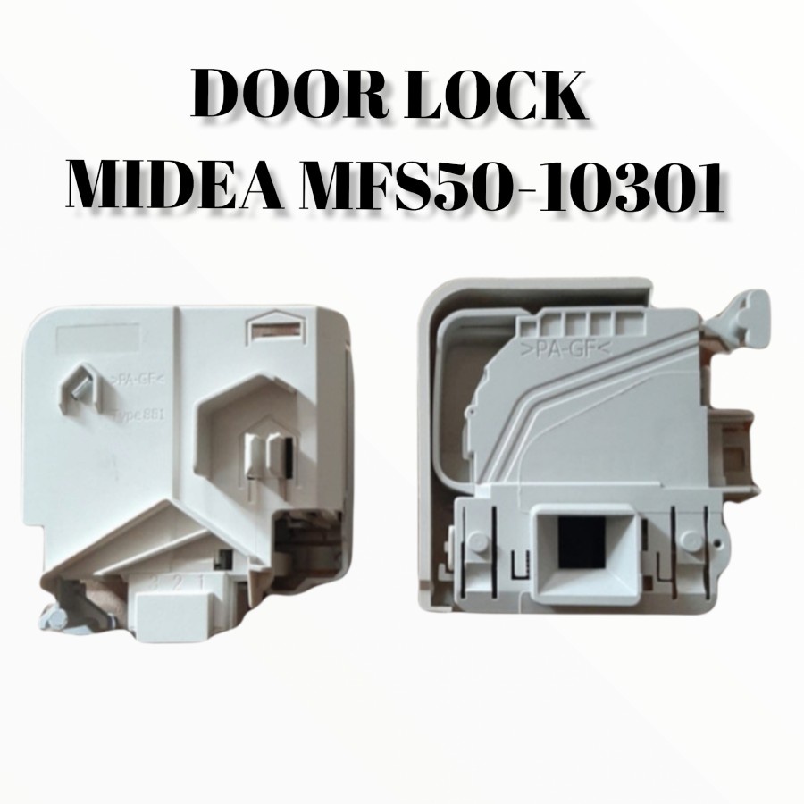 DOOR LOCK SWITCH PINTU MESIN CUCI FRONT LOADING MIDEA MFS