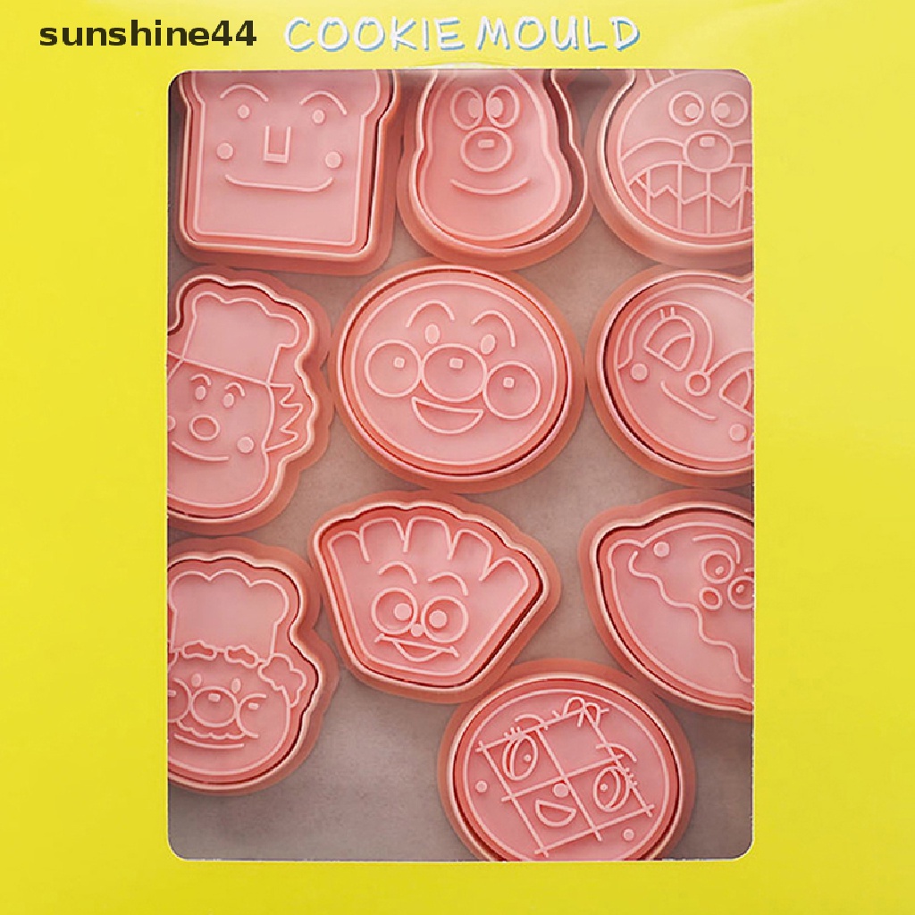 Sunshine 10Pcs Cetakan Pemotong Kue / Cookies Bentuk Kerajaan Run Kingdom