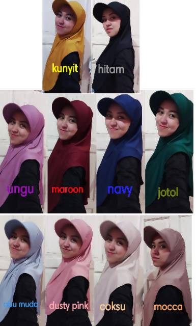 Hijab Topi Sporty Dewasa. Hijab Topi Dewasa. Hijab Topi. Jilbab Topi. Kerudung Topi. Kerudung Topi Instan. Hijab Instan. Jilbab Instan. Kerudung Instan. TERMURAH. COD