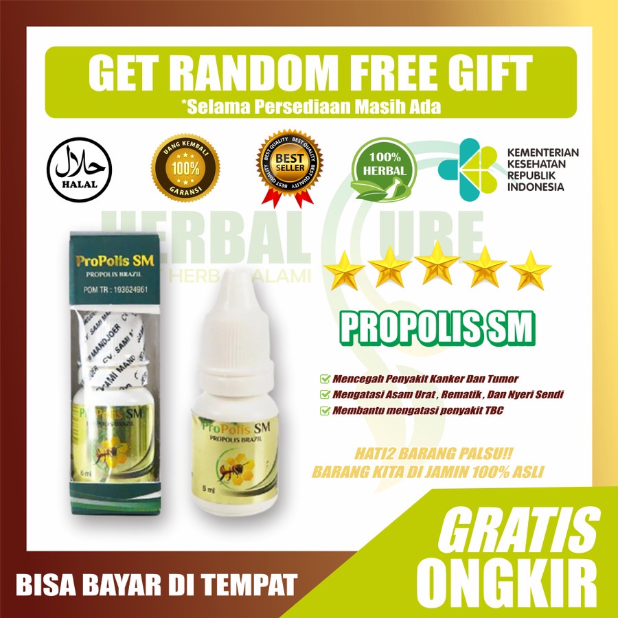 Propolis SM BRAZILIAN 100% Asli - Obat Tetes Herbal Brazilian Original