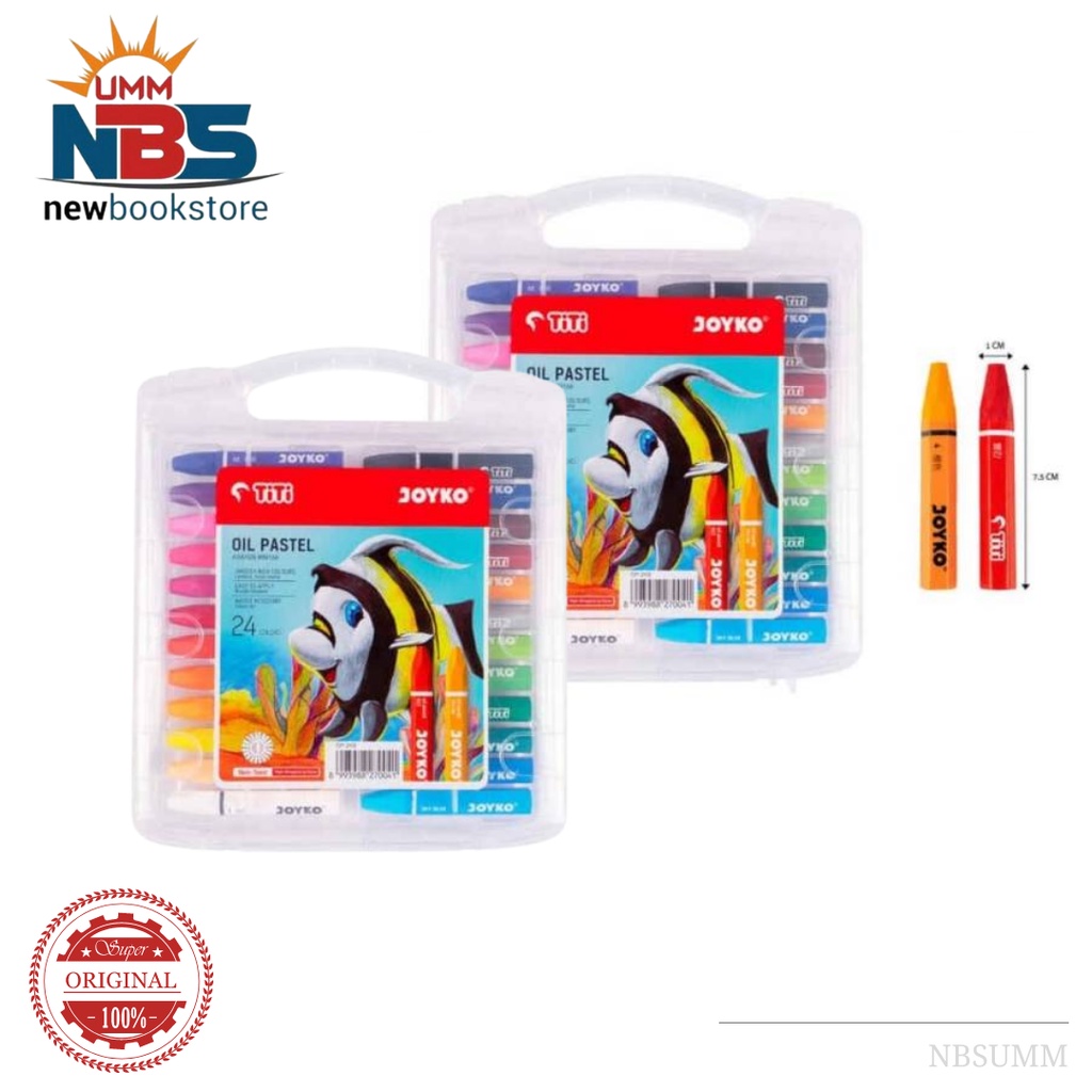 Jual Oil Pastel / Crayon Joyko Isi 24 Warna Shopee Indonesia