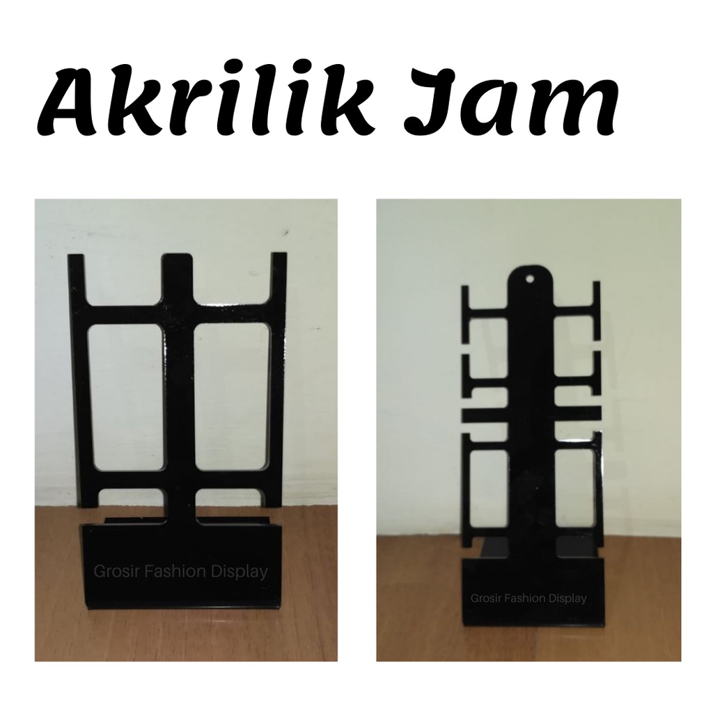 Akrilik Jam Tangan Susun Display  Stand Tempat Pajangan Jam Tangan Aksesoris Tempat Arloji - BH