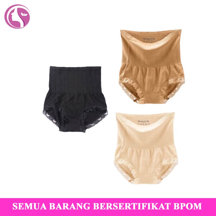 SS307 Munafie Kualitas Tebal  Japan Slim Pants Munafie Tebal Korset Celana dalam wanita Munafie Asli