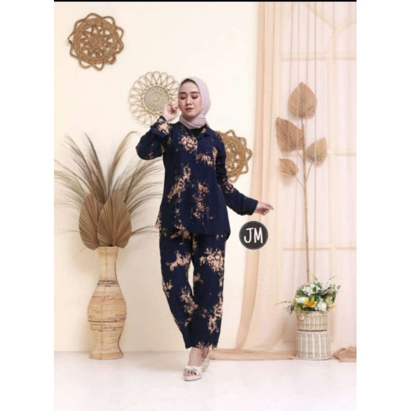 SETELAN TIE DYE ONESET PREMIUM CP RENDA ARAB