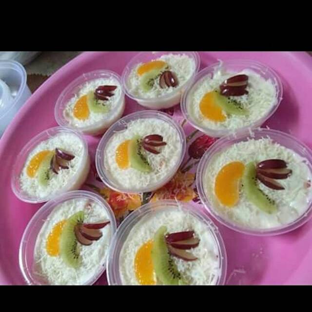 

Salad buah 200ml topping keju