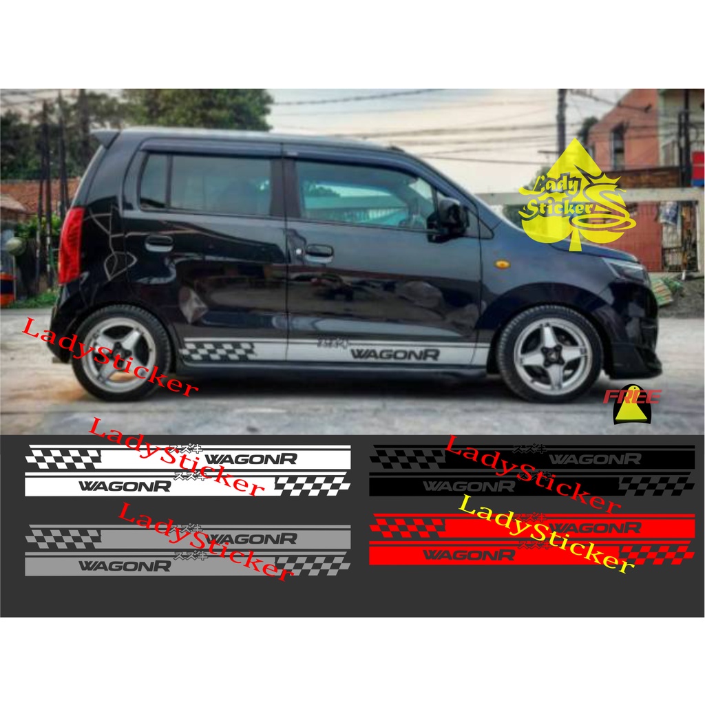 STICKER MOBIL KARIMUN WAGON R CUTTING STICKER STIKER MOBIL SUZUKI WAGON R