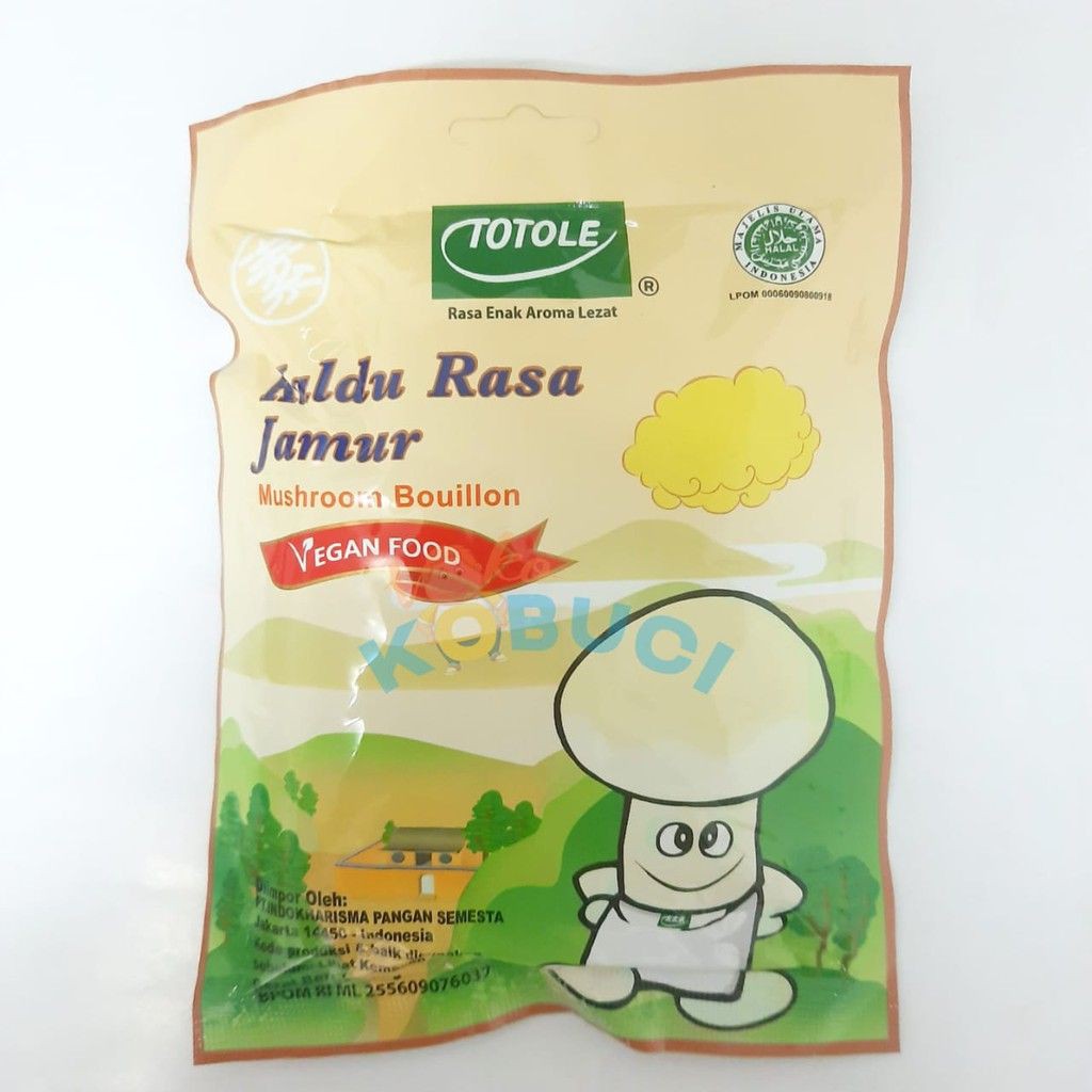 

[SUSE] Totole Kaldu Jamur 80 gr Vegan Halal