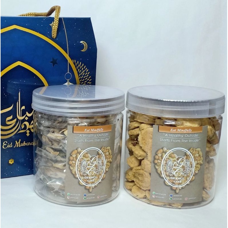 

Hampers Lebaran Idul Fitri / Parcel Lebaran (Ramadhan) - Cookies 2 Jar +