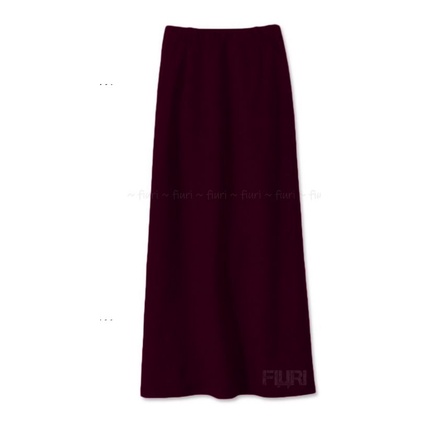 ROK A-LINE SUPER JUMBO ROK PAYUNG ROK LEETER A-LINE L5 L6 L7 L8-Brown