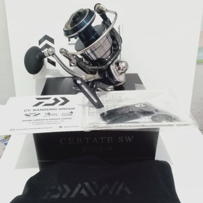 REEL DAIWA CERTATE SW 8000-H NEW THN 2021 GARANSI DAIWA INDONESIA