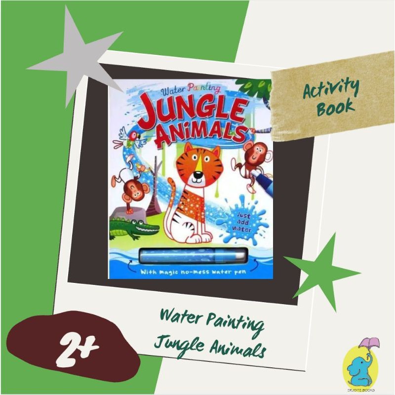 

[EB] Water Painting Jungle Animals with Magic No-Mess Water Pen