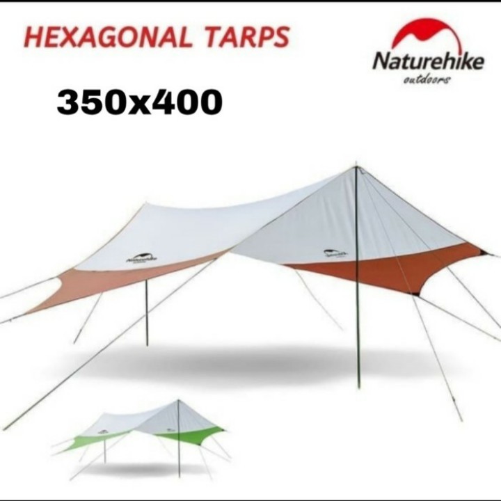 FLYSHEET HEXAGONAL TRAPS NATUREHIKE NH16T012-S (SIZE M) tenda camping kemping hiking OUTDOOR