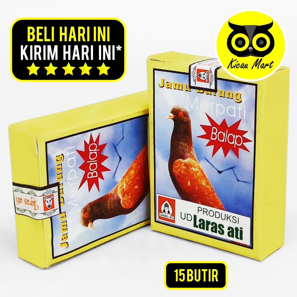 LARASATI MERPATI PIL LARAS ATI VITAMIN JAMU KAMLANG HERBAL DOPING BURUNG MERPATI TINGGIAN POS MRBLP