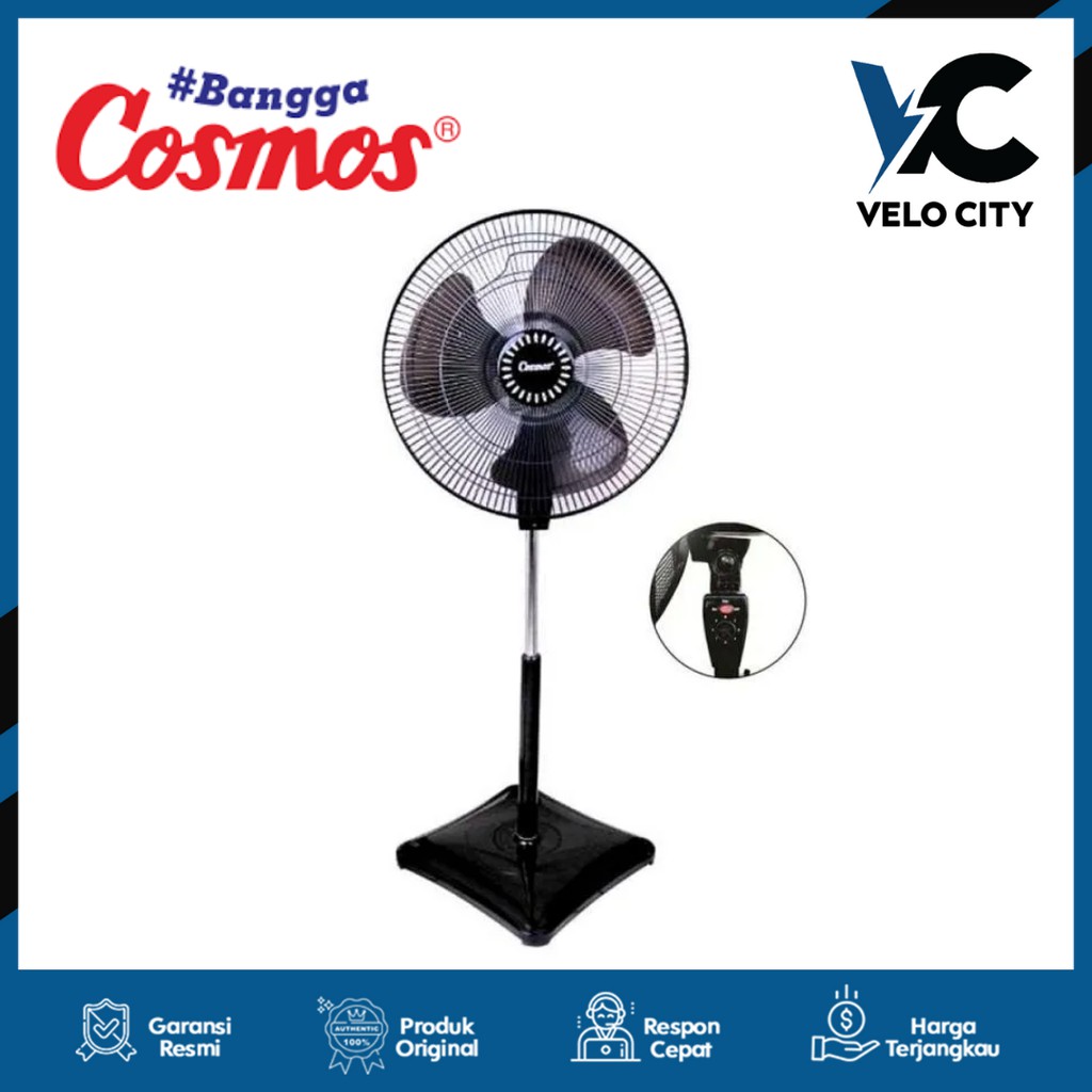 Kipas Angin Cosmos  Stand Fan 16-SDB 16 Inch Original Garansi Resmi 1 Tahun