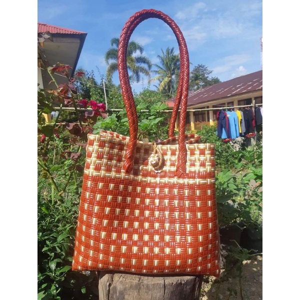 Tas Jali Anyaman Modern Ukuran Besar