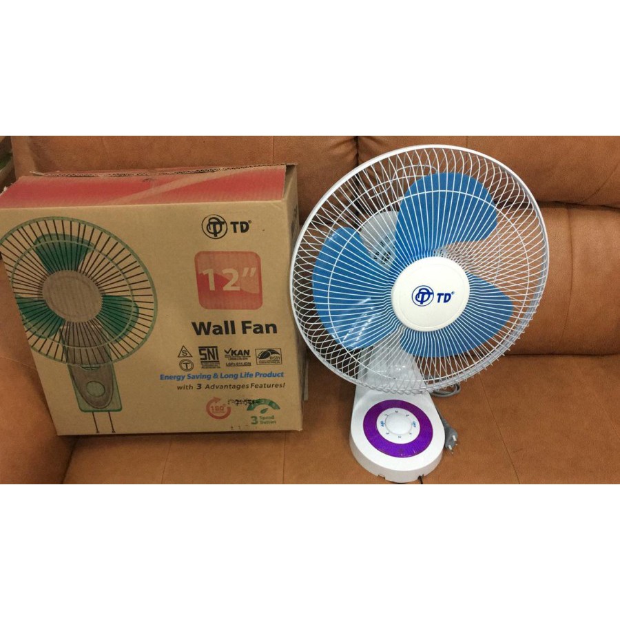 KIPAS WALLFAN , KIPAS DINDING , 12 INCHI