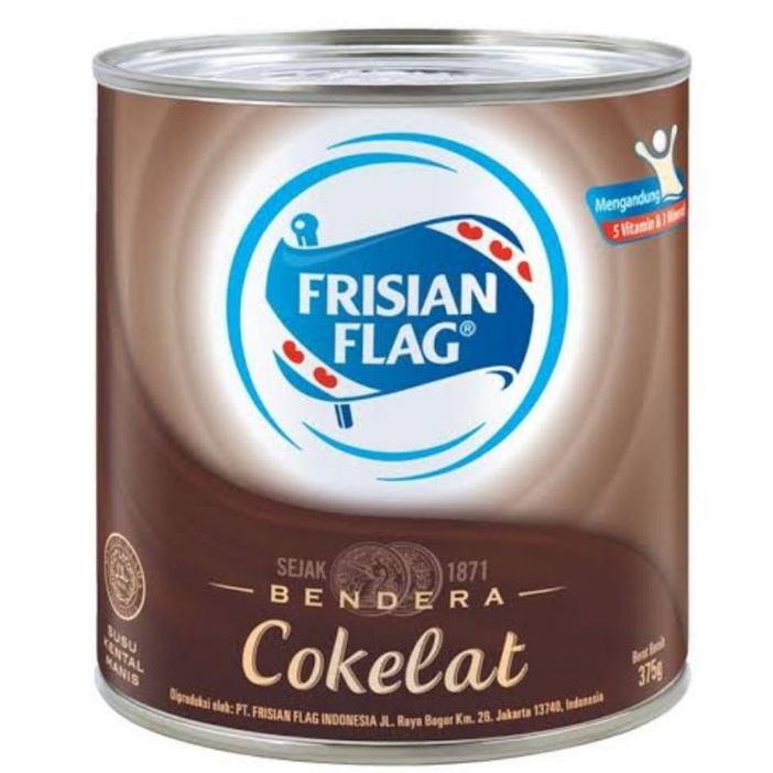 

Susu bendera coklat 370 gram