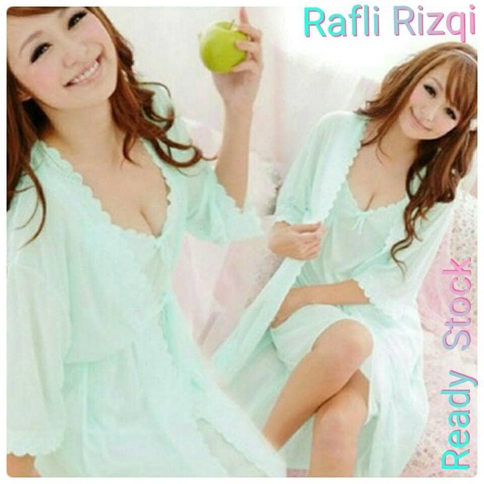 Setelan Baju Tidur Wanita Cantik | Sleepwear Daster Kimono Seksi