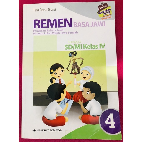 Buku Paket Remen Basa Jawi Kelas 4 SD