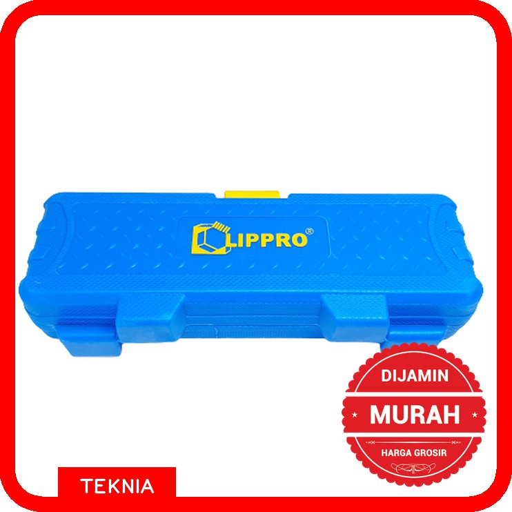 Kunci Shock Set 10 pcs Box Plastik LIPPRO - Kunci Sok  8mm -24mm