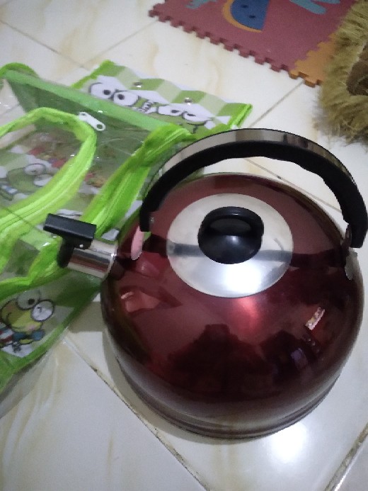 Teko Bunyi Siul 5 Liter Whistling Kettle Stainless Steel - Warna