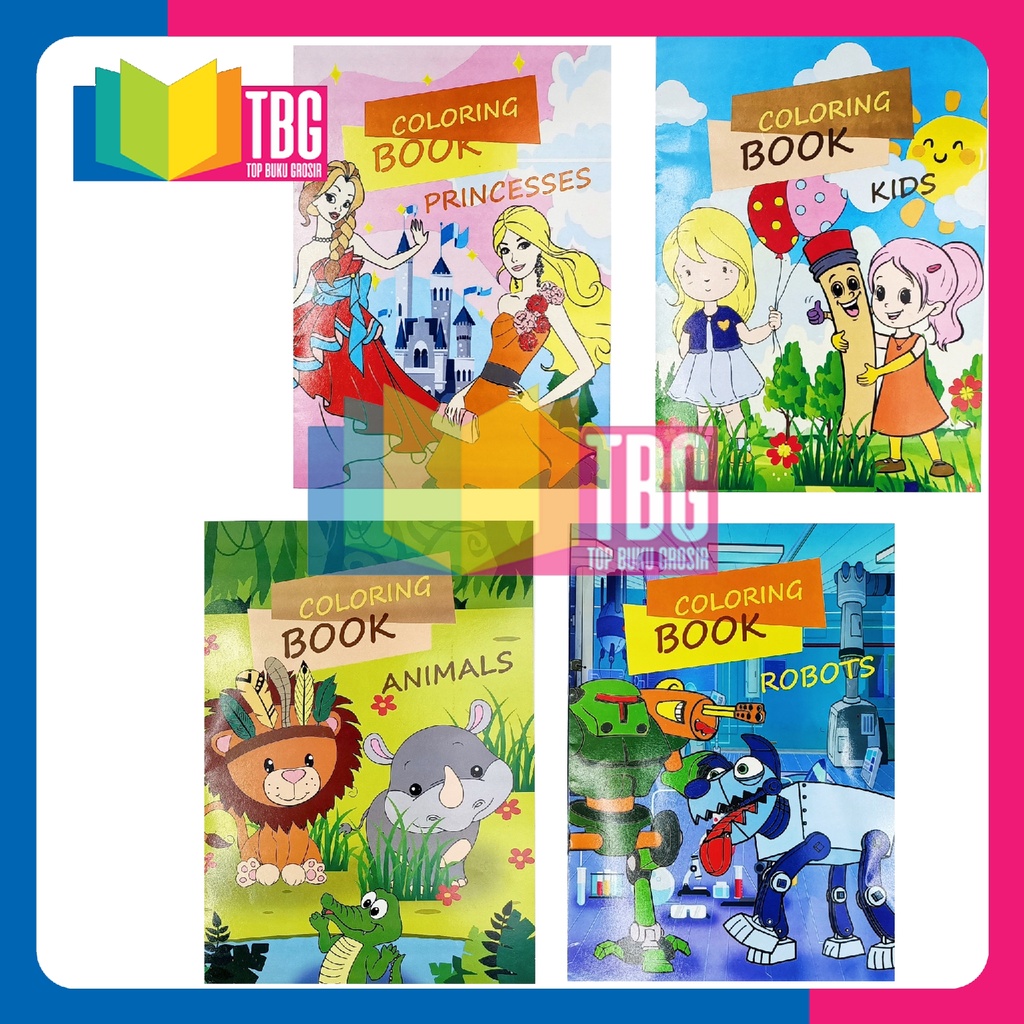 

1PCS BUKU MEWARNAI 4S INTERFANCY / COLORING BOOK / BUKU EDUKASI