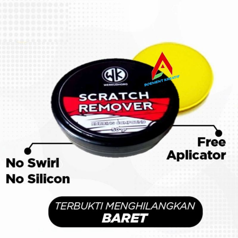 Penghilang Baret Body / Pengkilap Body Mobil / Wax / Poles / Pengkilap / Hidrophobic / Scratch Remover WK