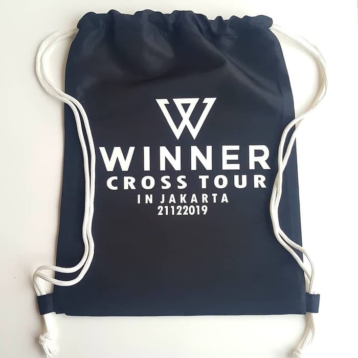 Winner cross tour tas serut string bag kpop