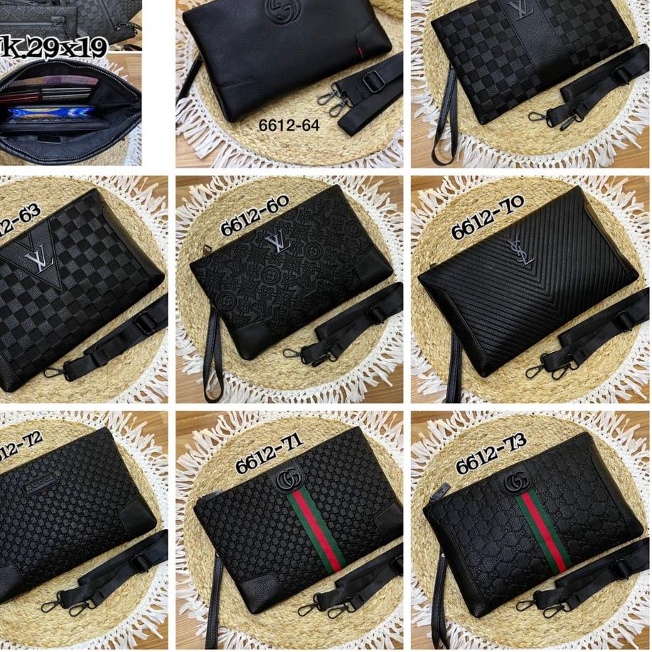 Terbaru.. CLUTCH IMPORT PREMIUM / HANDBAG CEWEK COWOK IMPORT / CLUTCH FREE DUA TALI / NEW CLUTCH IMP