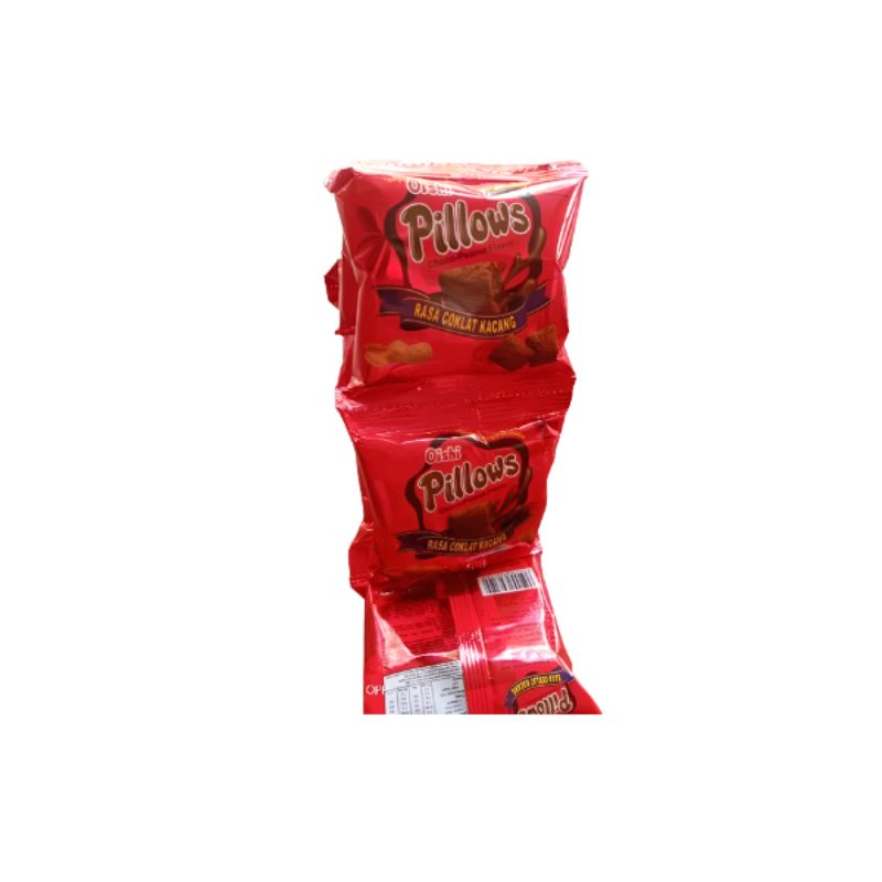 Wafer pillow Oishi aneka rasa (10x8gr) cemilan enak dan murah