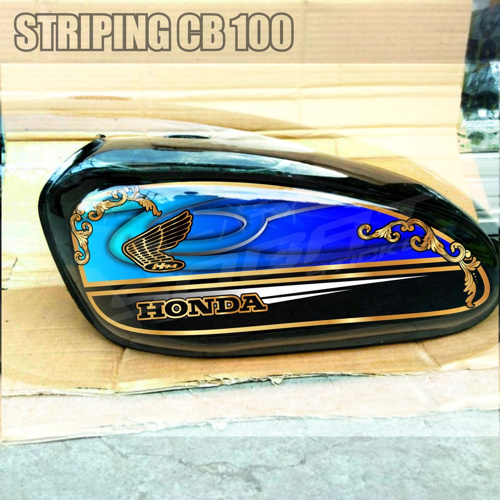STRIPING CB 100 - STRIPING HOLOGRAM HONDA CB 100 RACING