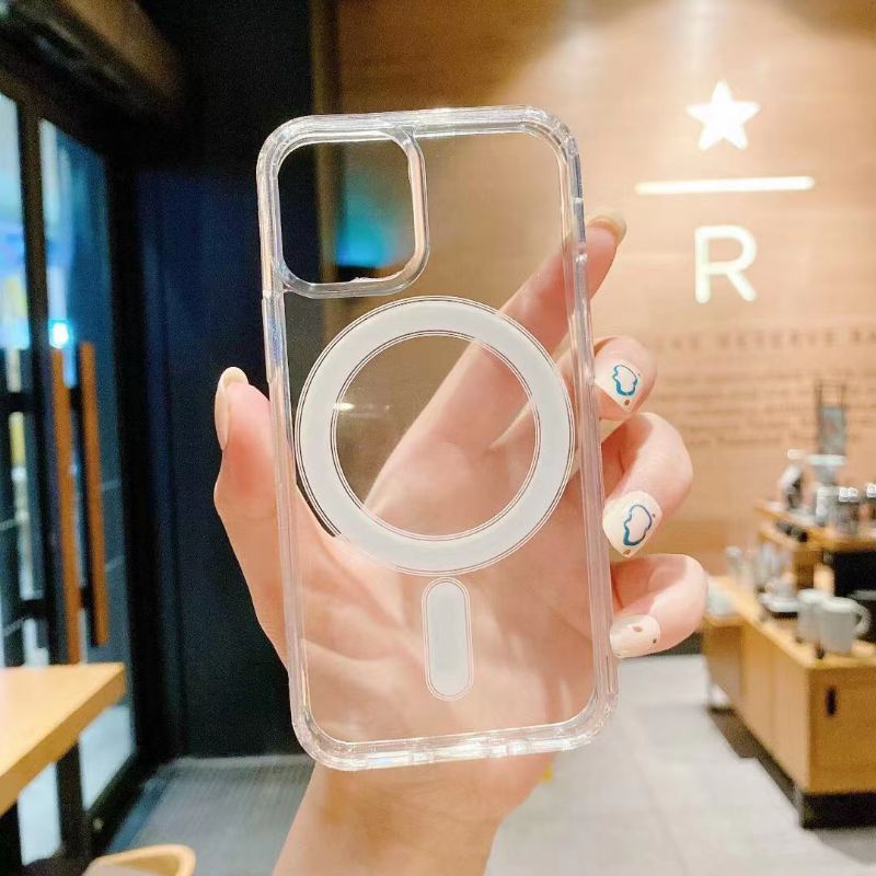 0507 vvv case magsafe magnetic case liquid silikon transparent clear for iphone  x xs xr xs max 7  8