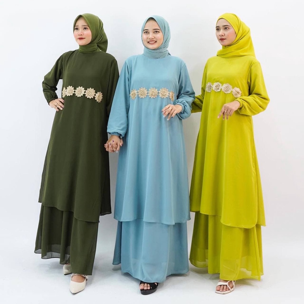 GAMIS MALAYSIA PRADA TALI (BEST SELLER)‼️ SERIES 2 BY FAMYS HIJAB