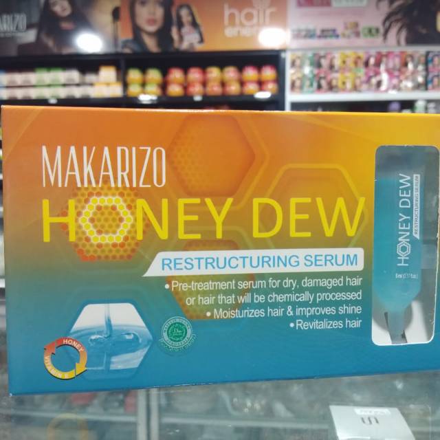 Makarizo Honey Dew Restructuring Serum isi 5pcs