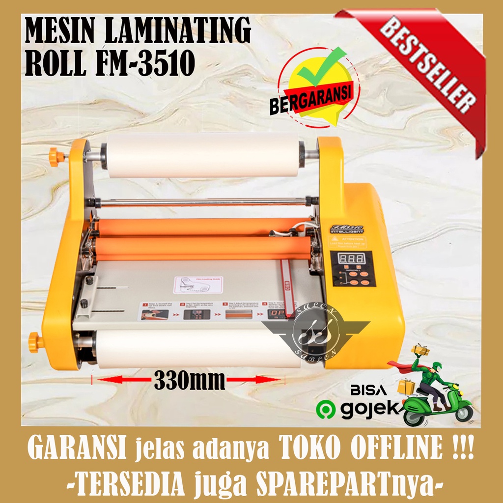 MESIN LAMINATING ROLL FM 3510  / Mesin Laminator Roll A3 FM3510 FM 3510