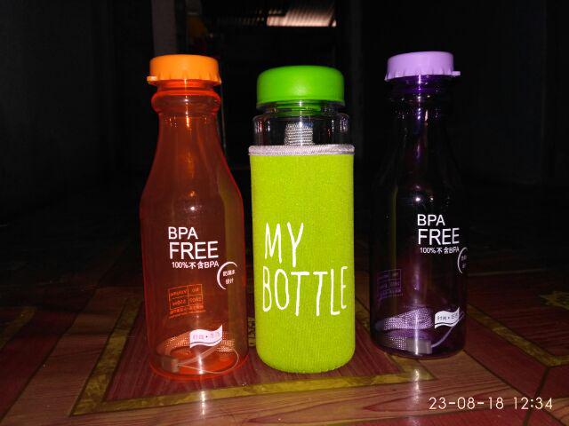 My Bottle Transparan Free Pouch Busa Free Bubble Warp