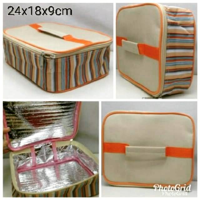 JOYELSY - LUNCHBAG ALUMINIUM FOIL Salur kotak polkadot