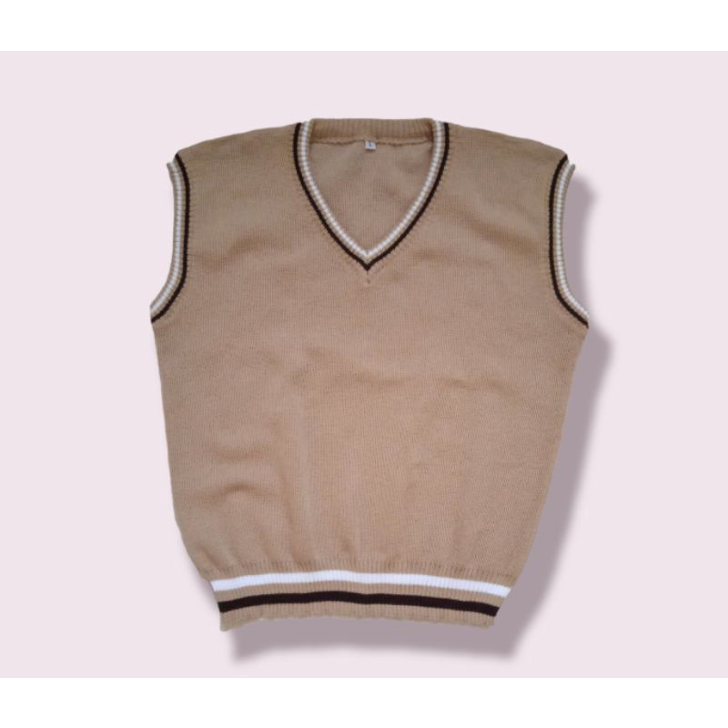 Vest /rompi rajut anak sekolah remaja premium SMP/SMA cowok dan cewek