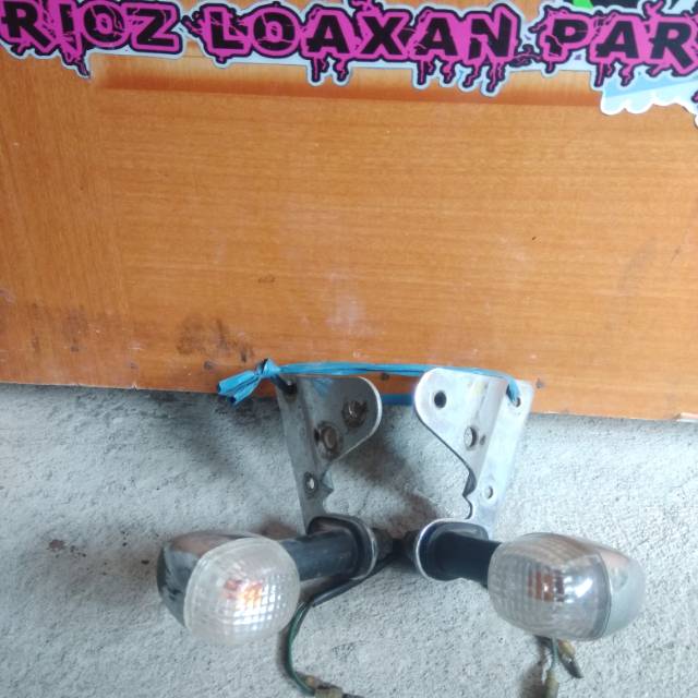 braket lampu ninja ss kupingan lampu ninja ss pangkon lampu ninja ss original