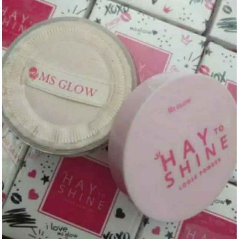 LOOSE POWDER MS GLOW PERFECT GLOW BEDAK TABUR NORMAL & FLEK ORIGINAL